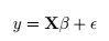 Equation 1. Linear Regression